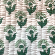 COTTON GLASSES CASE - GREEN BUTI