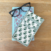 COTTON GLASSES CASE - GREEN BUTI