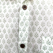 COTTON SHIRT  -  SAGE GREEN
