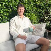 COTTON SHIRT  -  SAGE GREEN