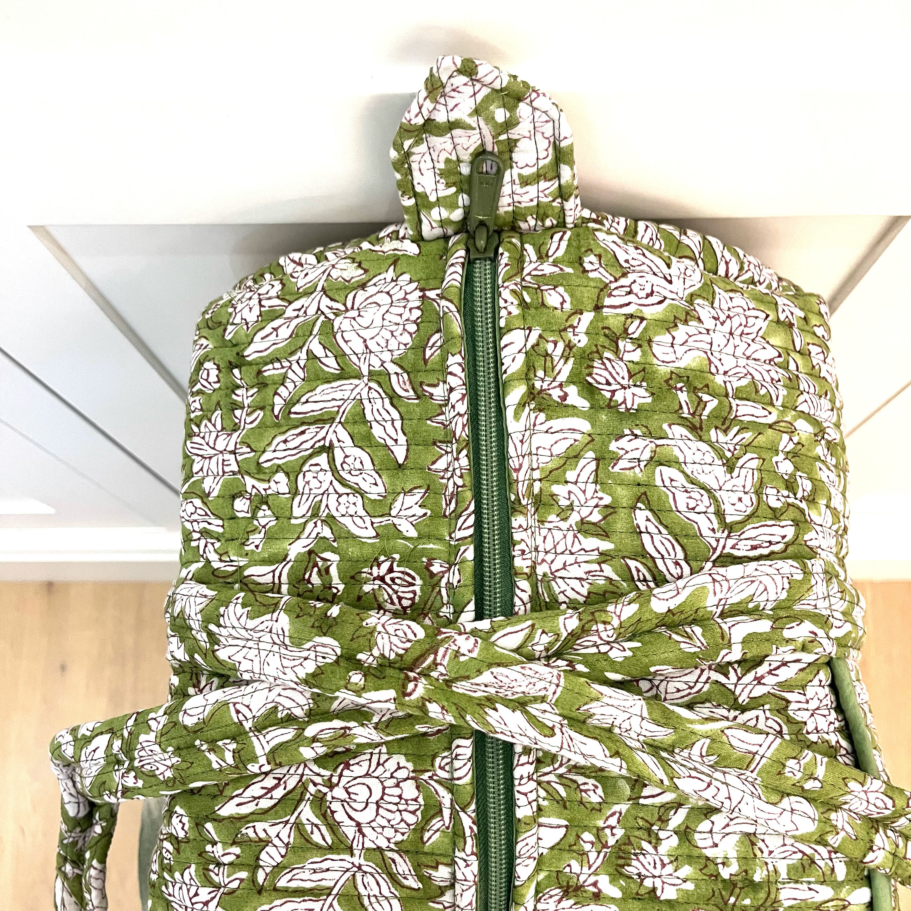 WEEKEND BAG - GREEN FLORAL