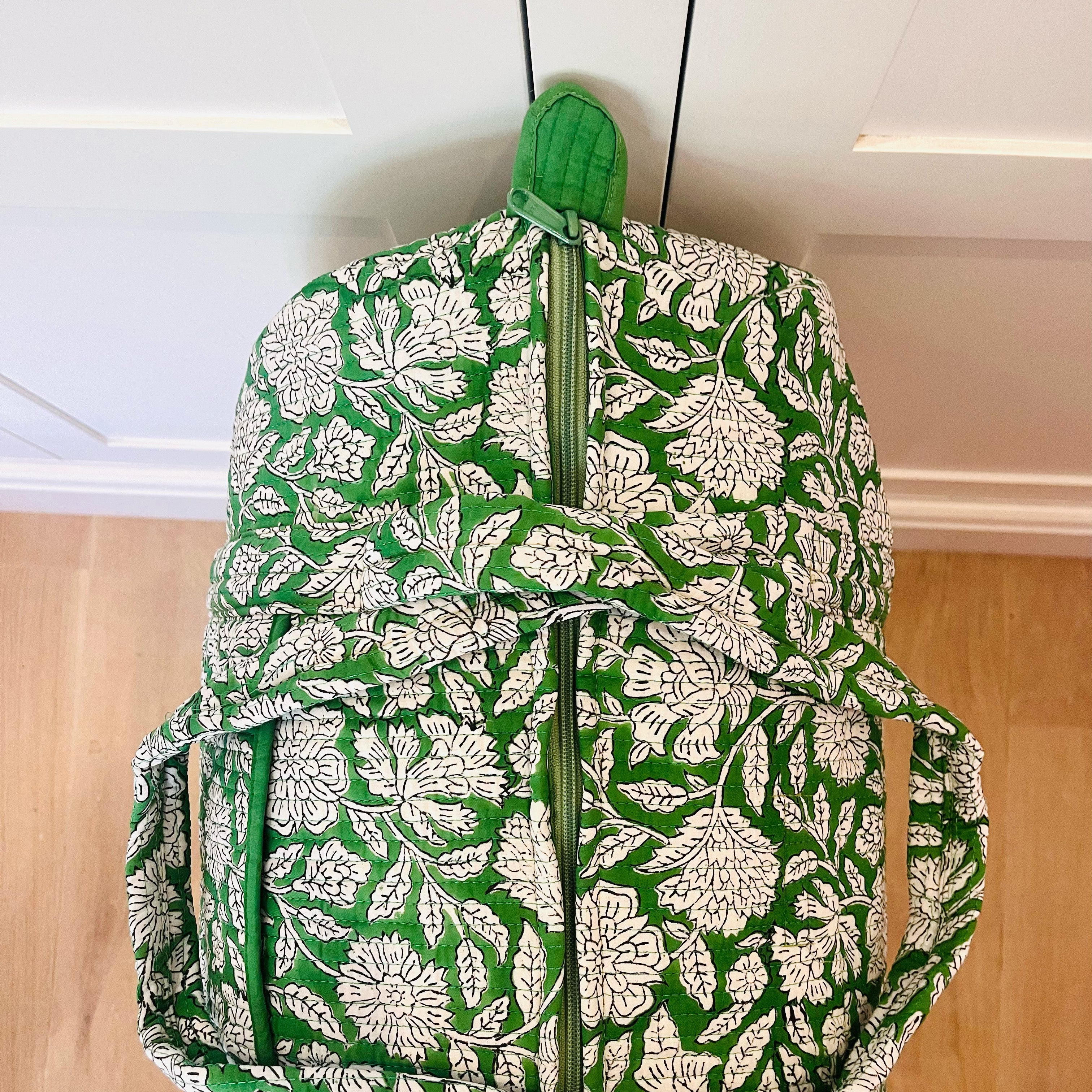 WEEKEND BAG - GREEN FLORAL