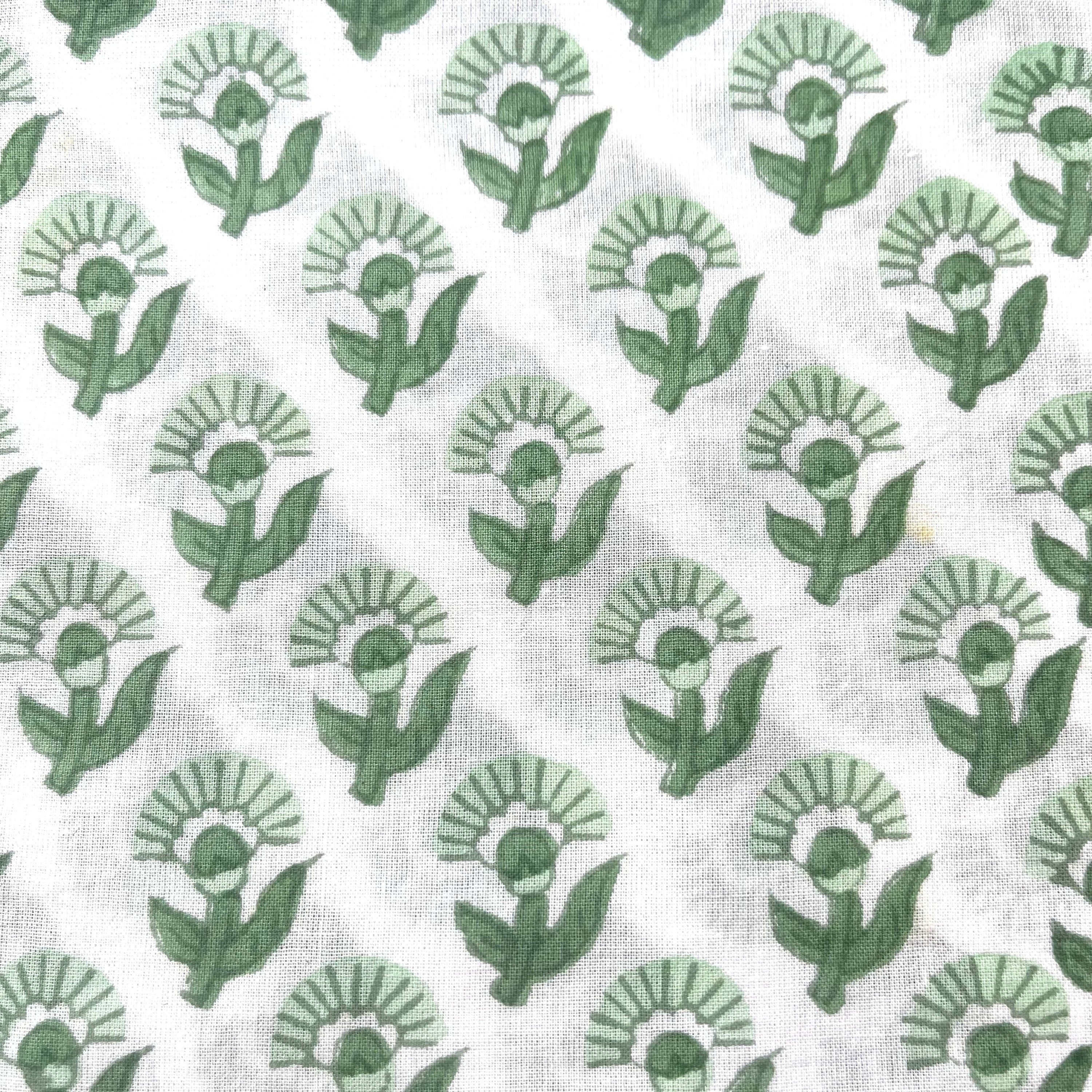 LIGHTWEIGHT NAPKINS - GREEN FLOWER