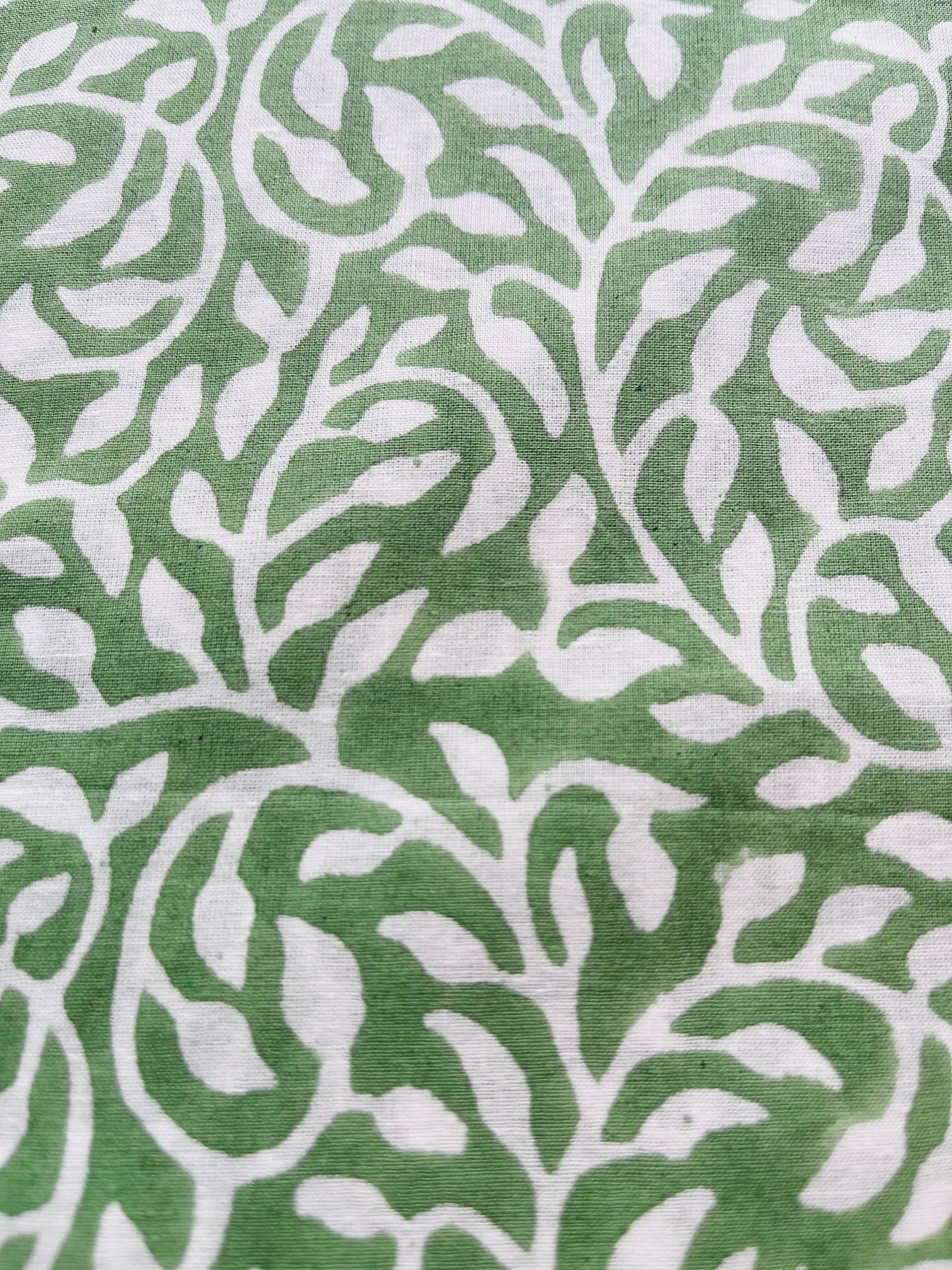 COTTON NAPKINS - GREEN VINE