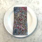 LIGHTWEIGHT NAPKINS - GREY BUTTERFLY