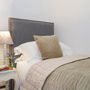 PURE VELVET QUILT - DOVE GREY