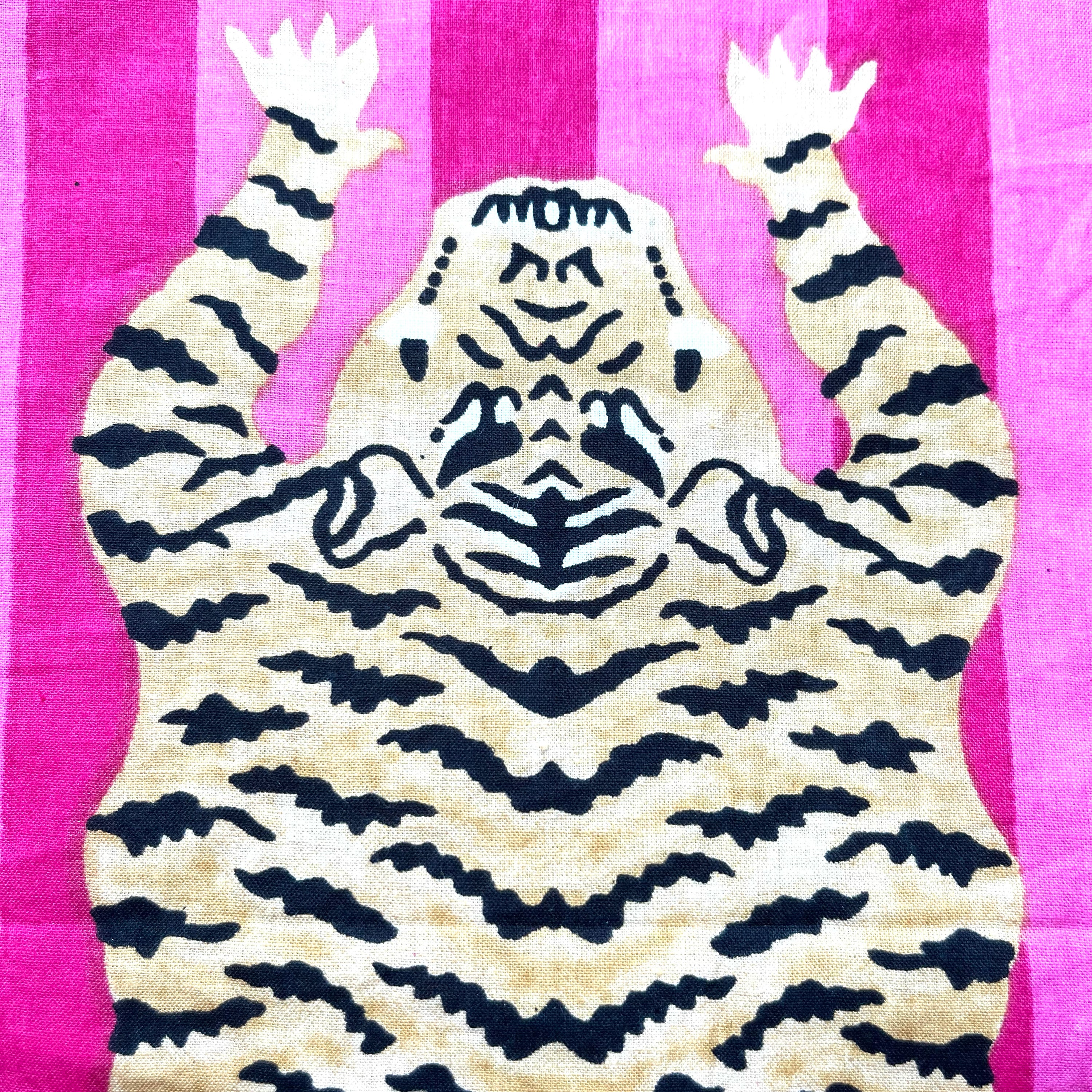 COTTON PYJAMAS - HOT PINK TIGER