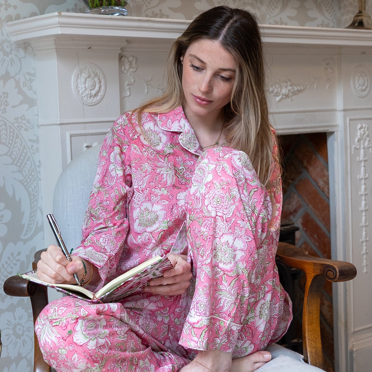 COTTON PYJAMAS - GREEN FERN