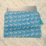 LAPTOP CASE - SKY BLUE HORSE