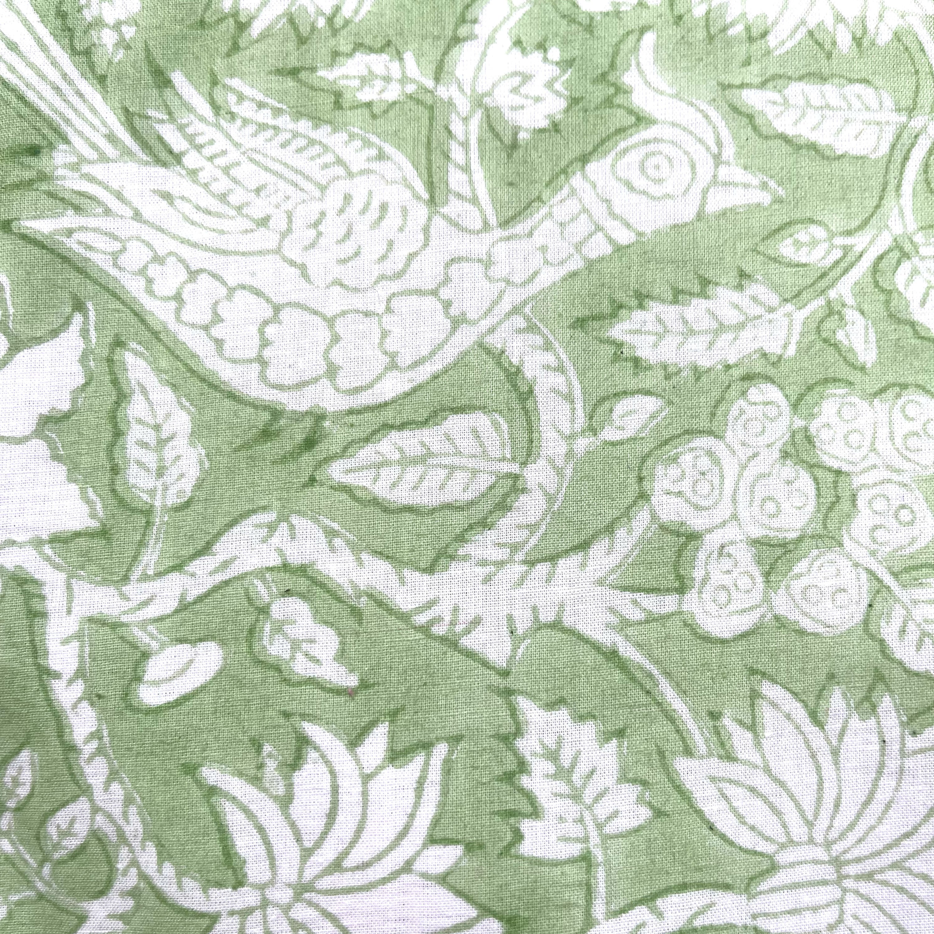 COTTON PYJAMAS - MATCHA FLORAL