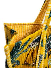VELVET BAG - MUSTARD