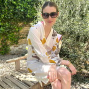 COTTON KAFTAN - MUSTARD