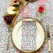 THICKER WEAVE NAPKINS - PINK DITSY
