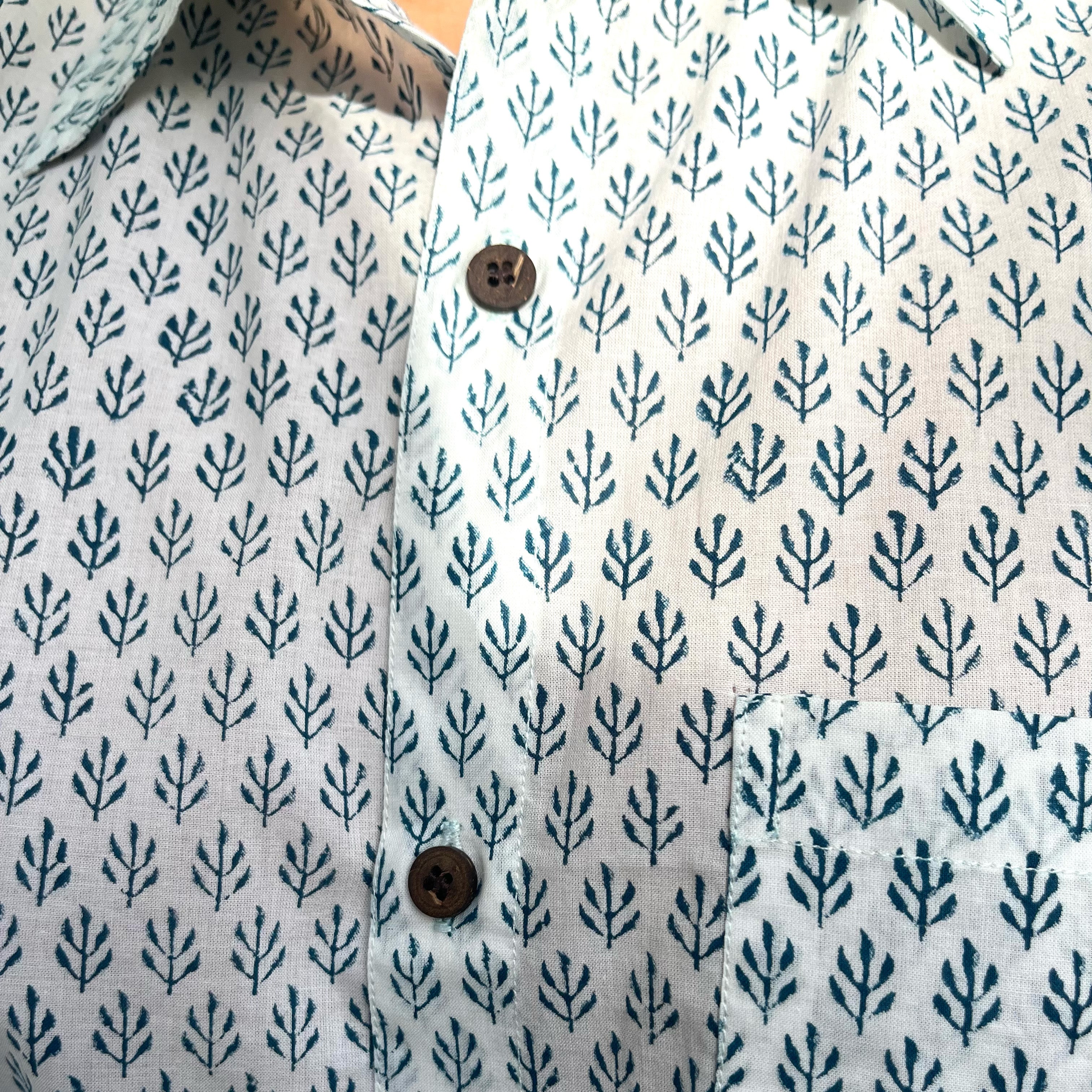 COTTON SHIRT  -  CLASSIC NAVY