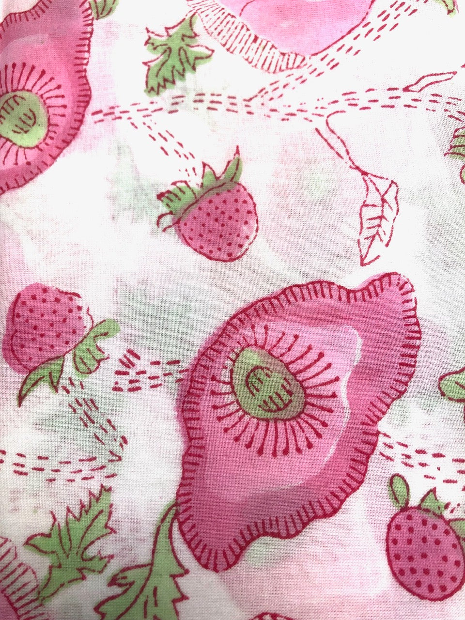 COTTON NAPKINS - PINK BUTTERCUP