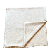 WOOL BLEND BLANKET - OATMEAL