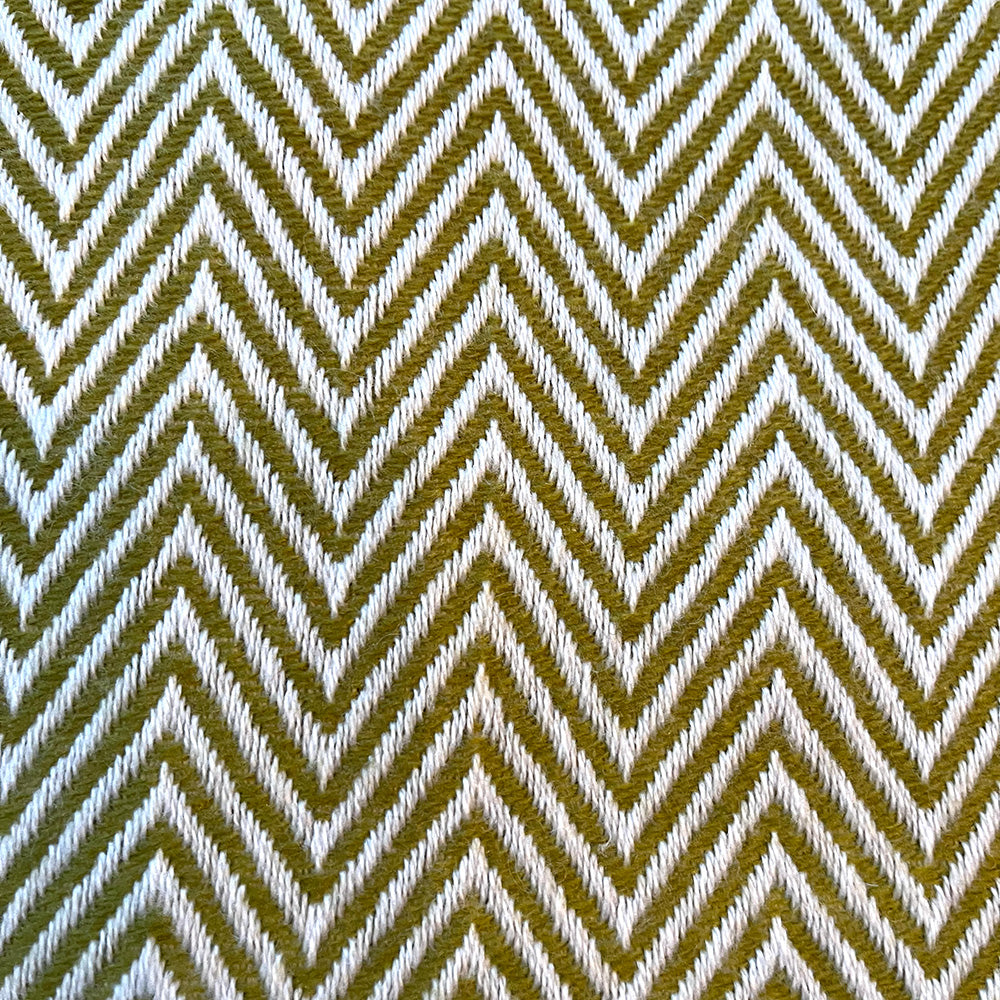 WOOL BLEND BLANKET - OLIVE