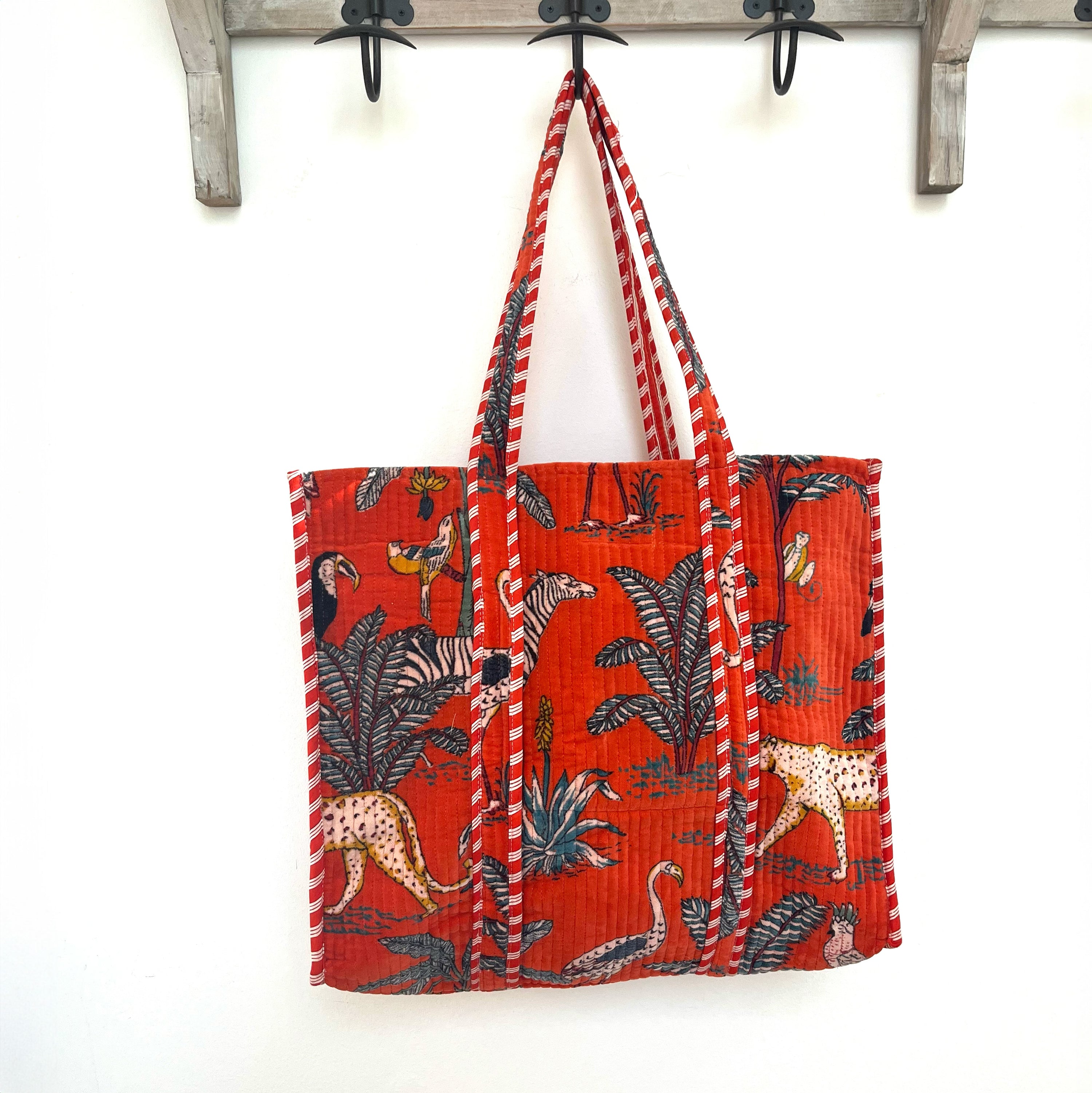 VELVET BAG - ORANGE