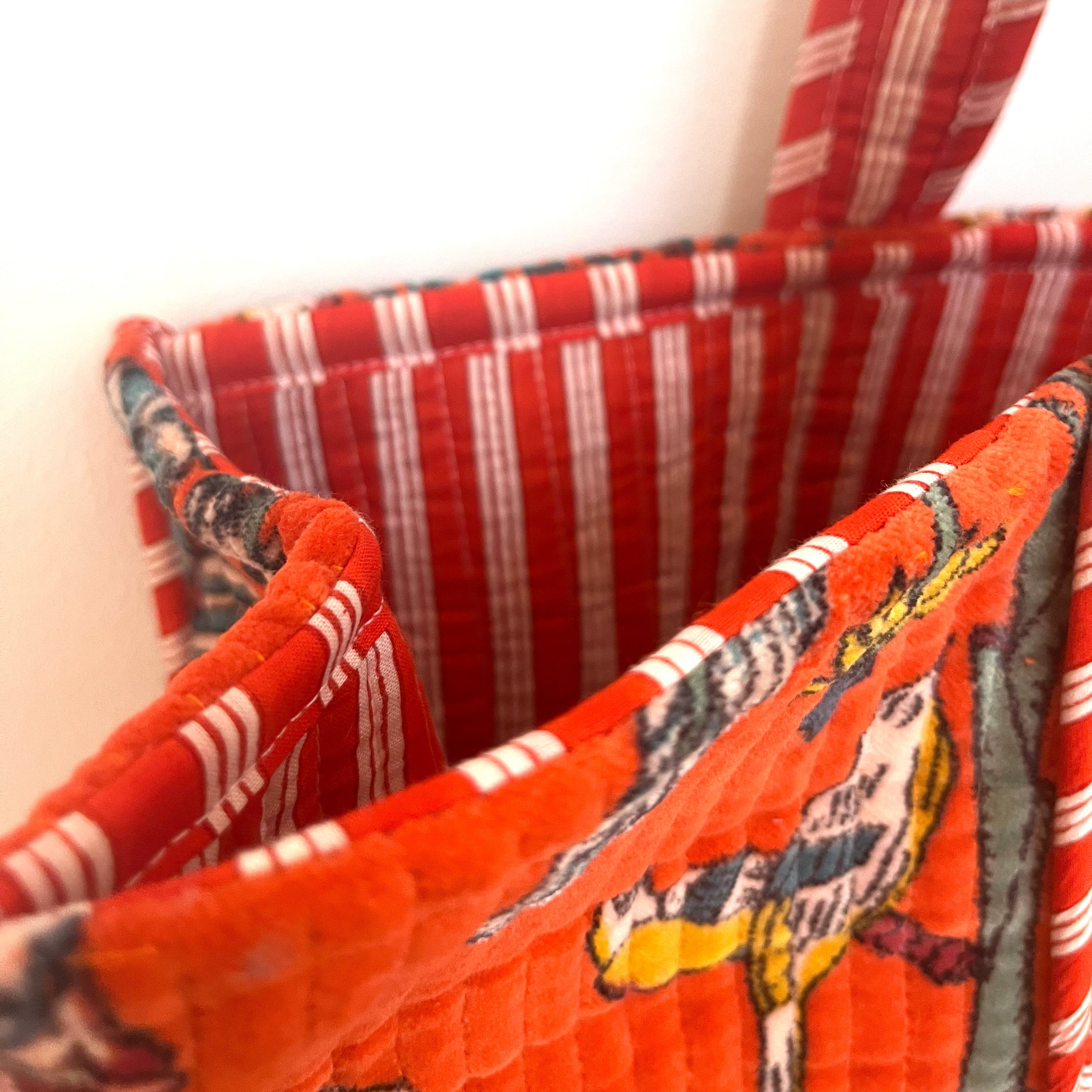 VELVET BAG - ORANGE