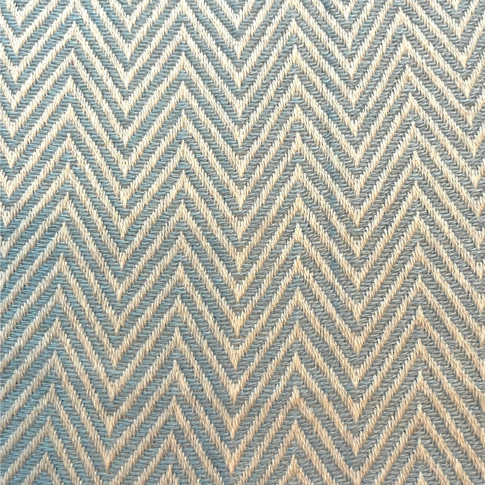 WOOL BLEND BLANKET - PALE BLUE