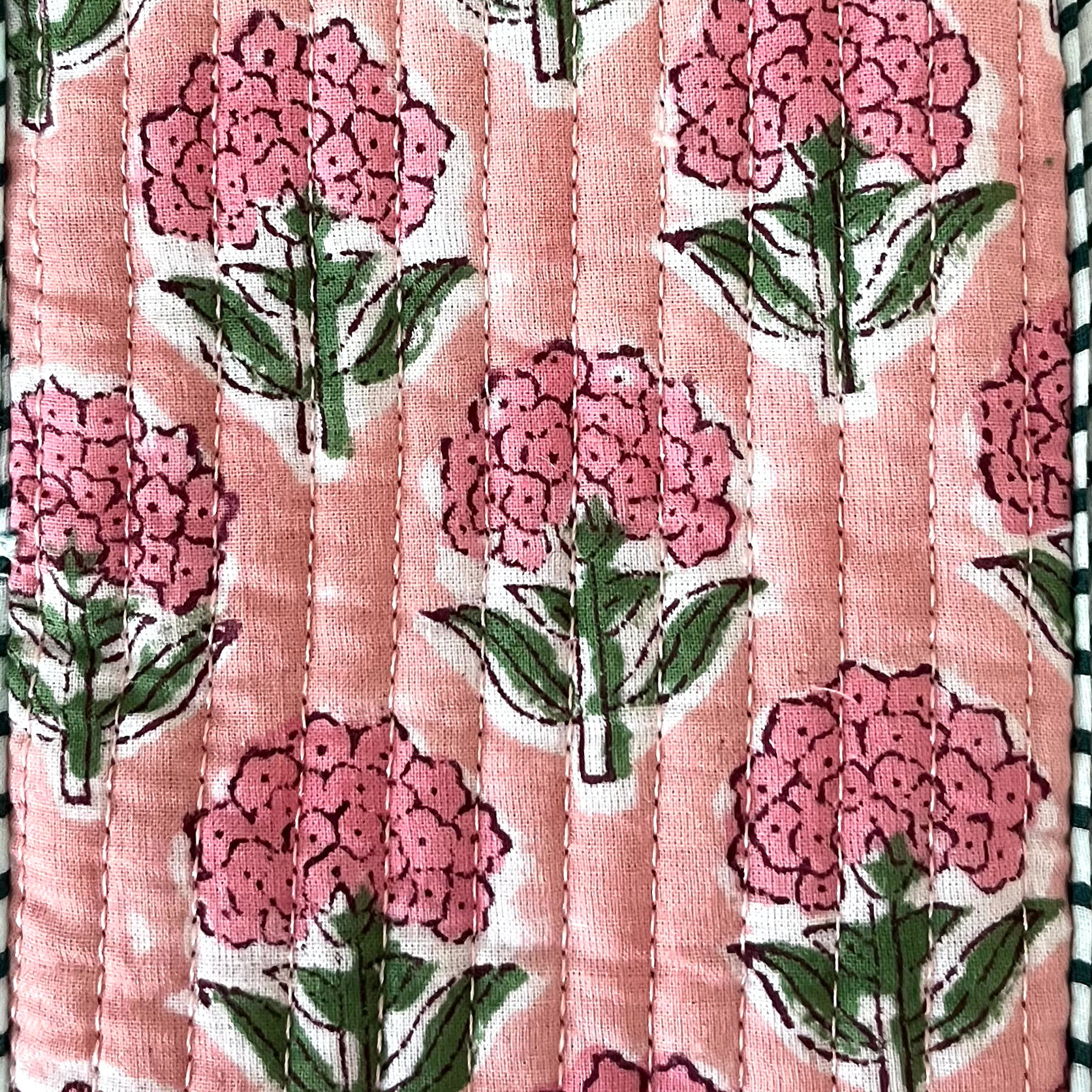 COTTON GLASSES CASE - PINK FLOWER
