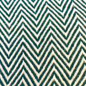 WOOL BLEND BLANKET - PETROL BLUE