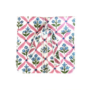 PYJAMA SHORTS - BLUE TRELLIS