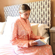SIGNATURE COTTON ROBE - BLUSH PINK