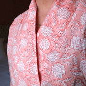 SIGNATURE COTTON ROBE - BLUSH PINK