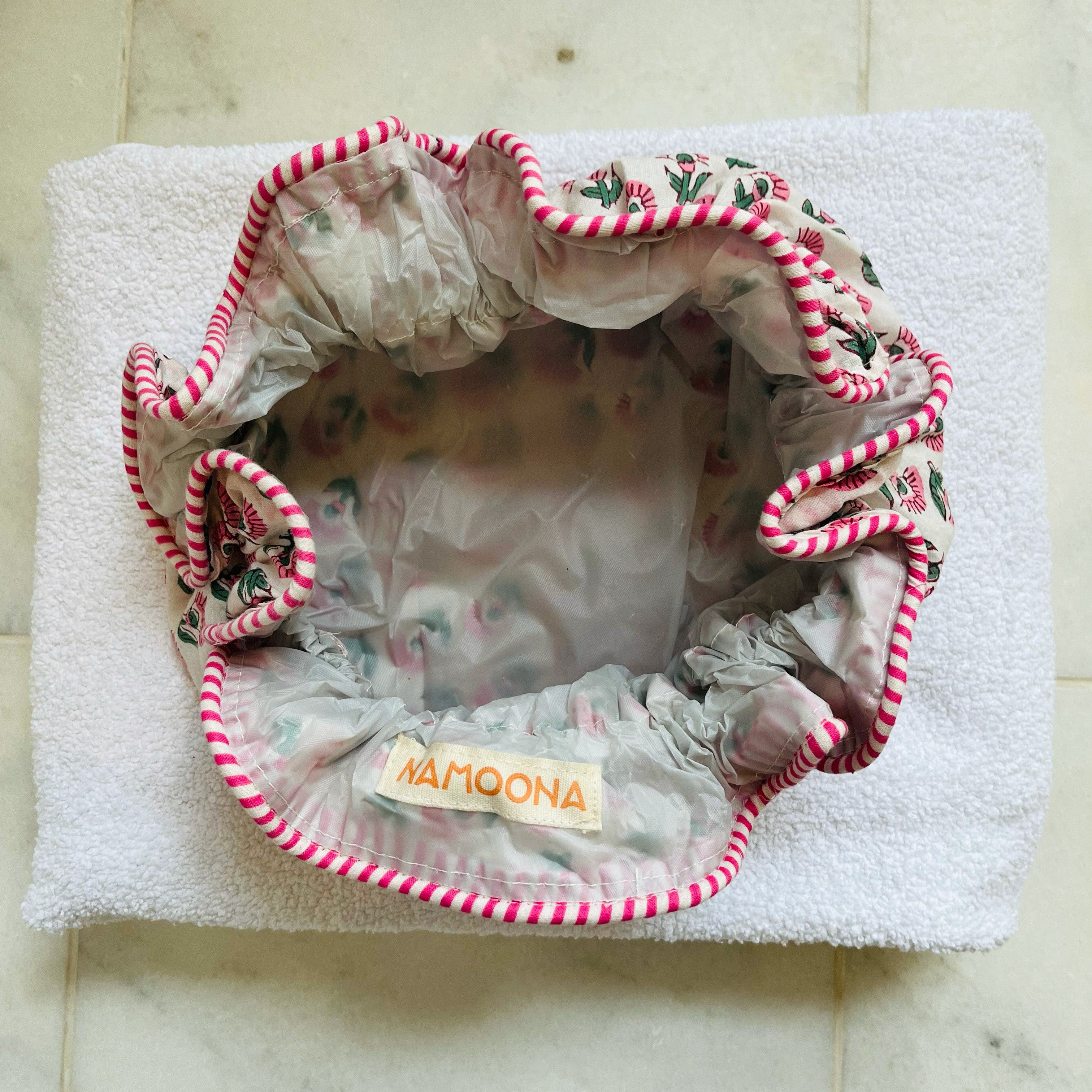 SHOWER CAP - PINK BUTI