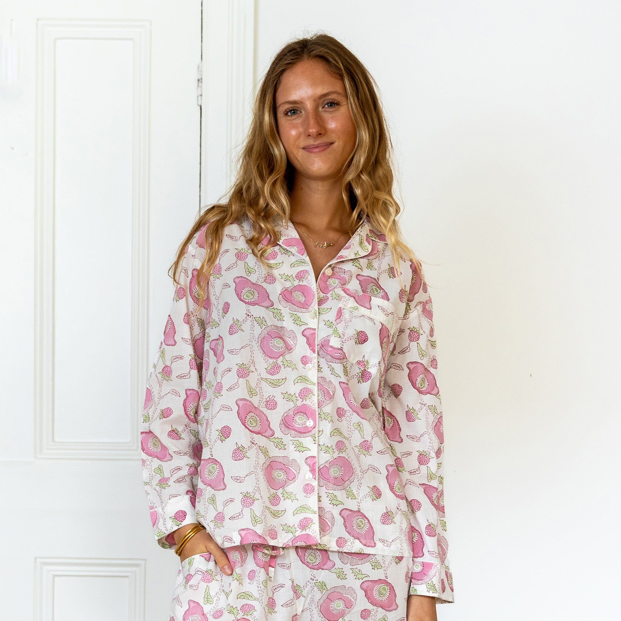 COTTON PYJAMAS - PINK BUTTERCUP