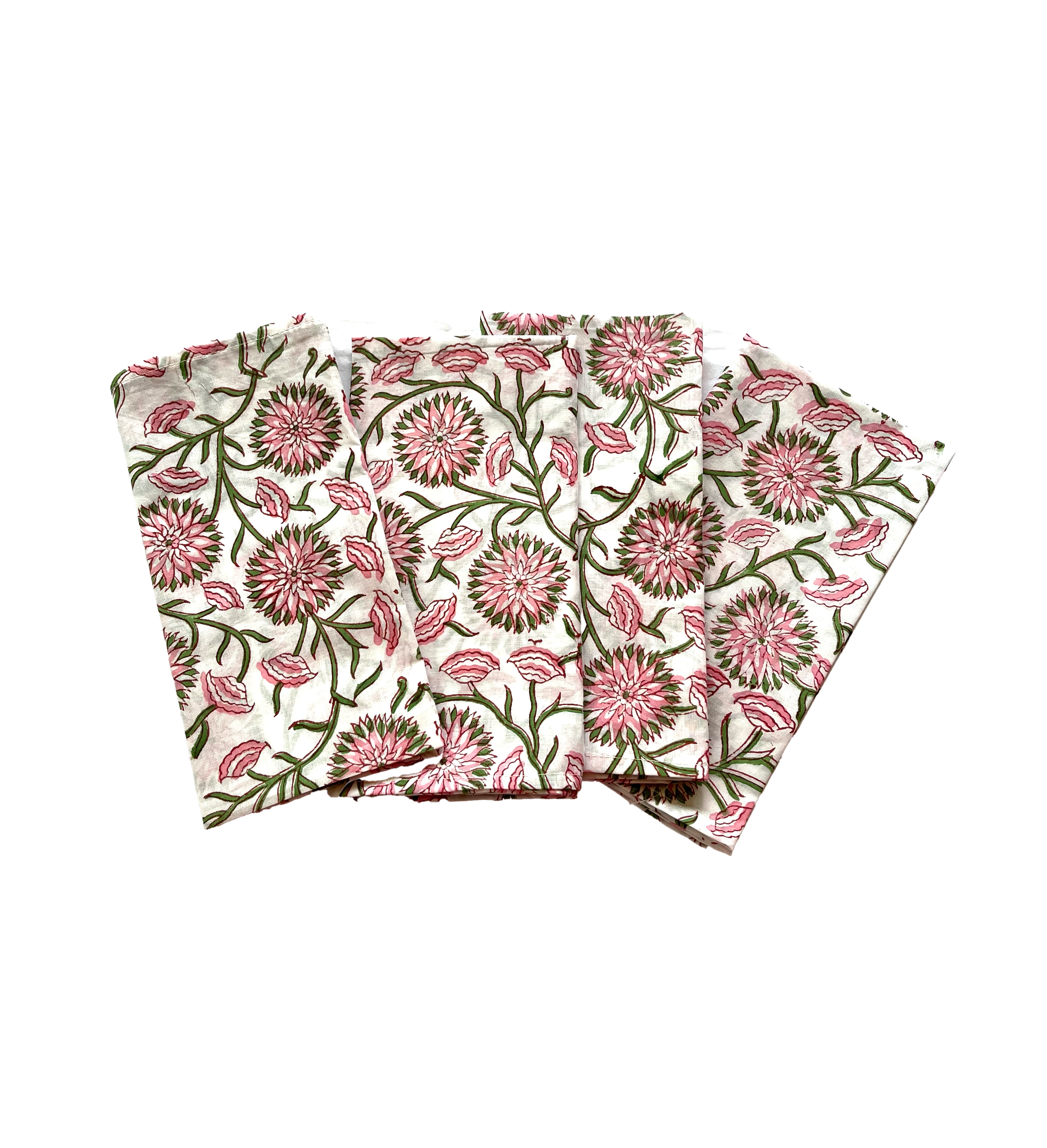 COTTON NAPKINS - PINK DAHLIA