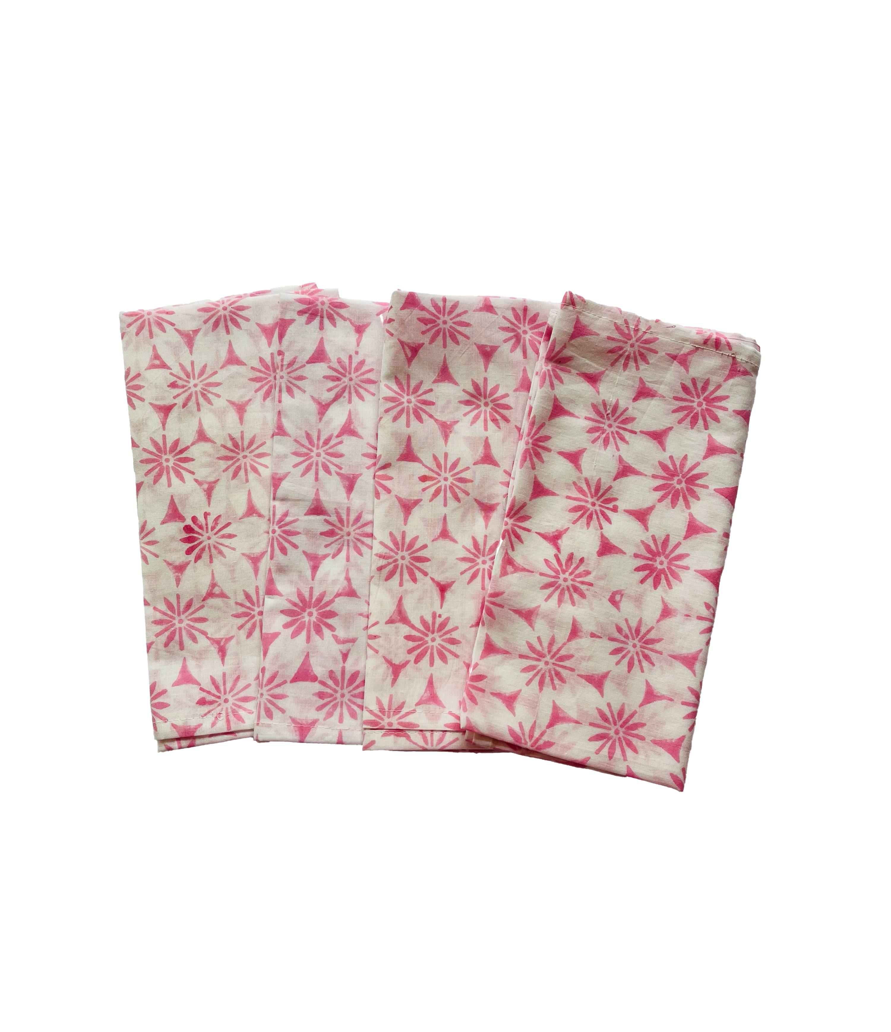 COTTON NAPKINS - PINK DAISY