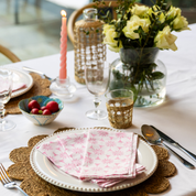 LIGHTWEIGHT NAPKINS - PINK DAISY