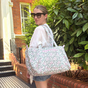 WEEKEND BAG - PINK DITSY