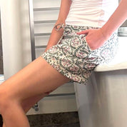 PYJAMA SHORTS - PINK DITSY