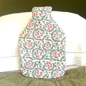 HOT WATER BOTTLE -  PINK DITSY
