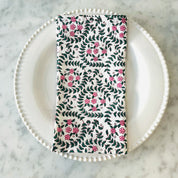 THICKER WEAVE NAPKINS - PINK DITSY