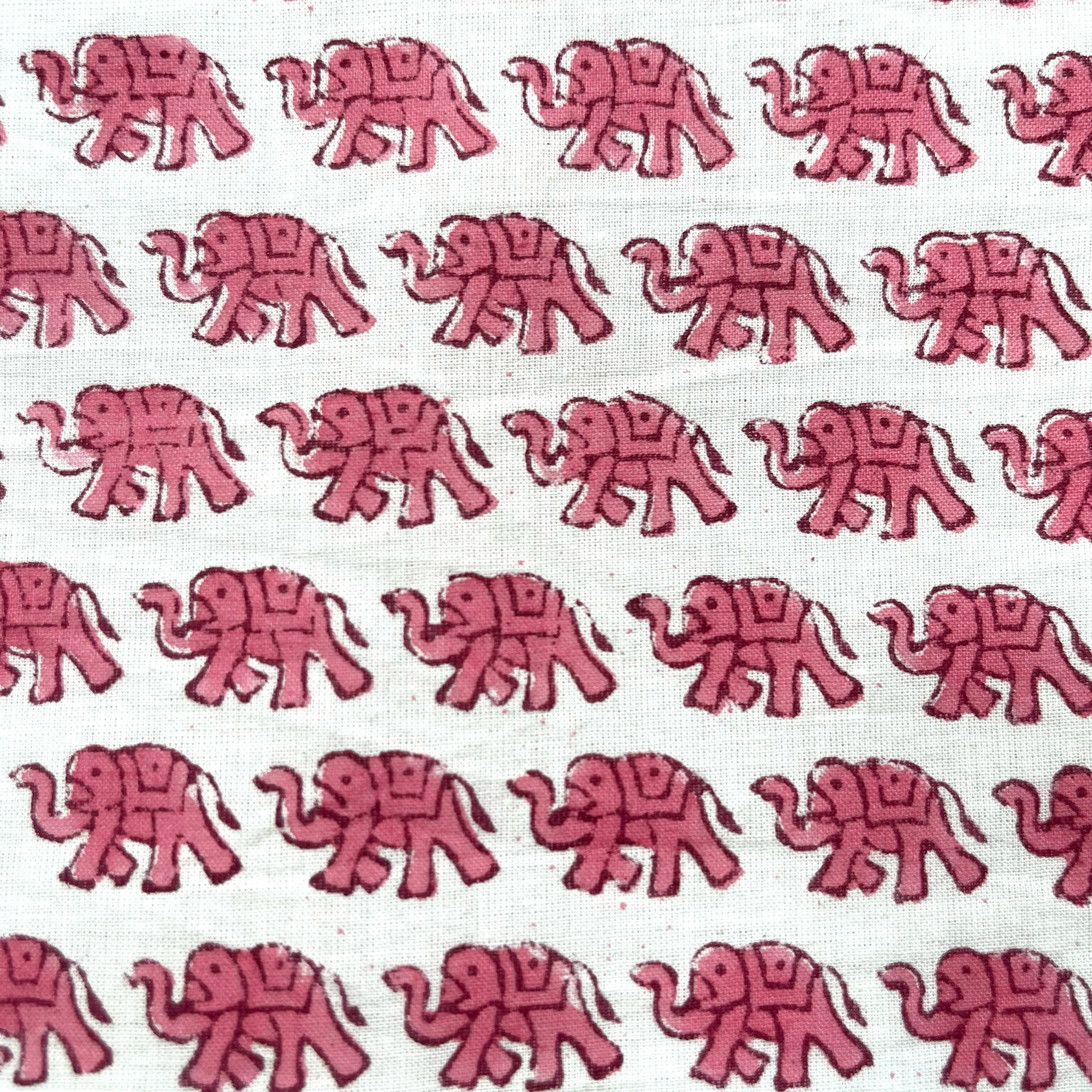 COTTON PYJAMAS - PINK ELEPHANT