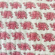 WASH BAG + MAKE UP POUCH SET - PINK ELEPHANT