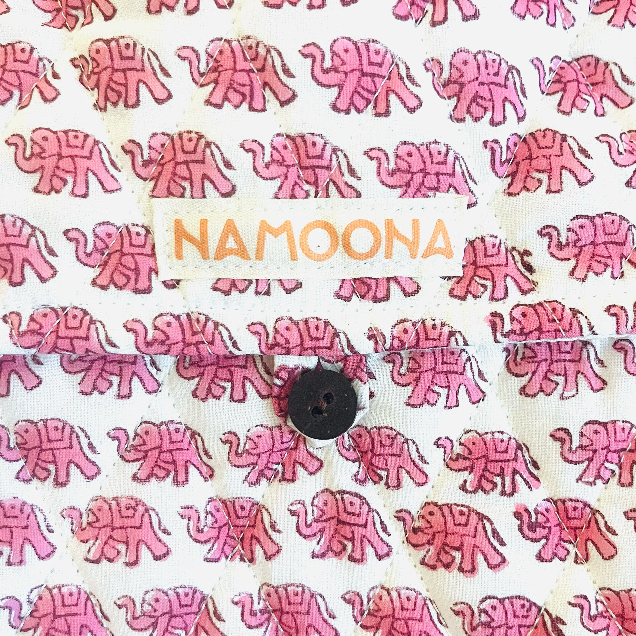 HOT WATER BOTTLE -  PINK ELEPHANT