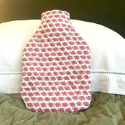 HOT WATER BOTTLE -  PINK ELEPHANT