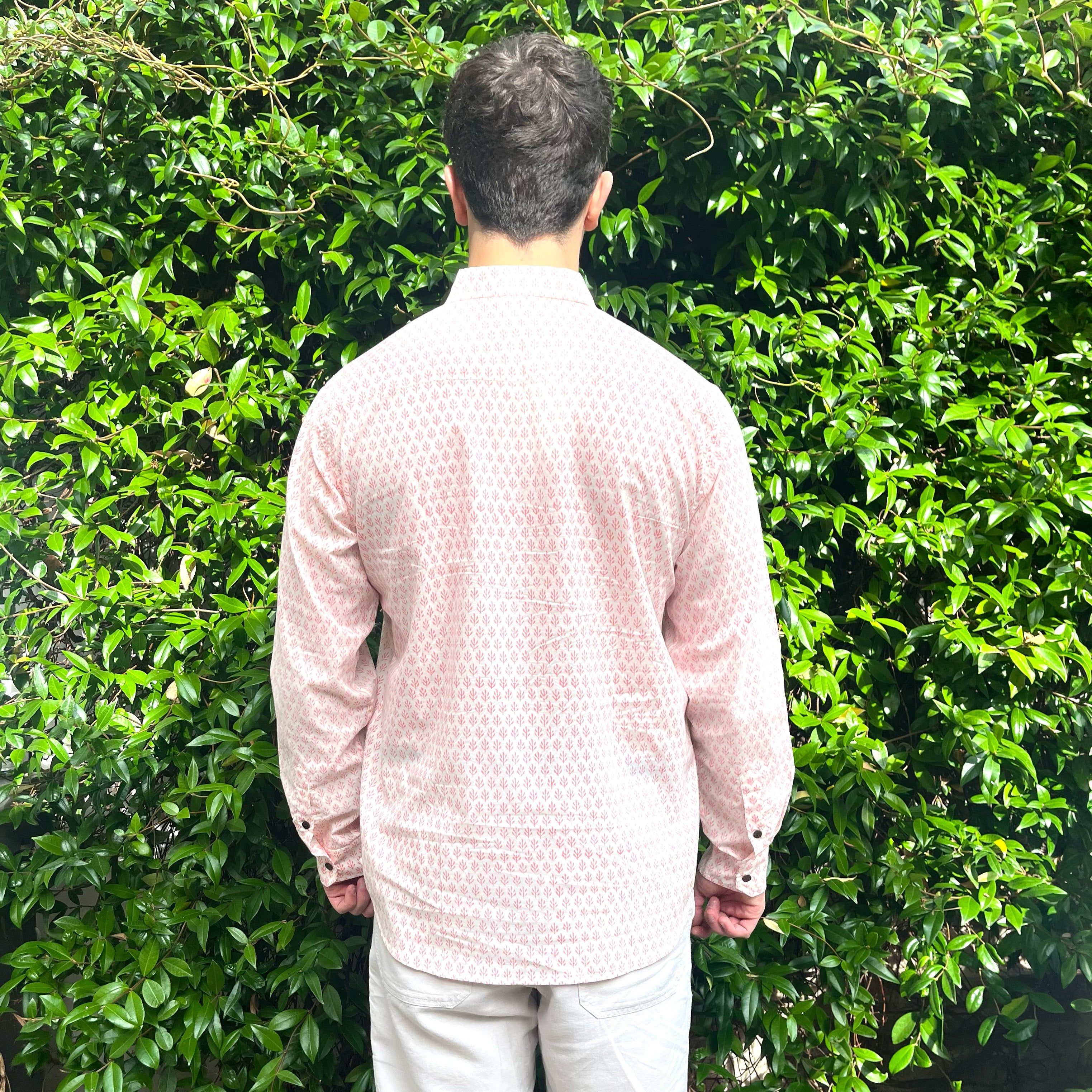 COTTON SHIRT  -  SOFT CORAL
