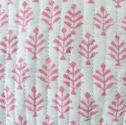 WASH BAG + MAKE UP POUCH SET - PINK FERN