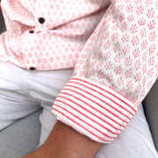COTTON SHIRT  -  SOFT CORAL