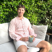 COTTON SHIRT  -  SOFT CORAL