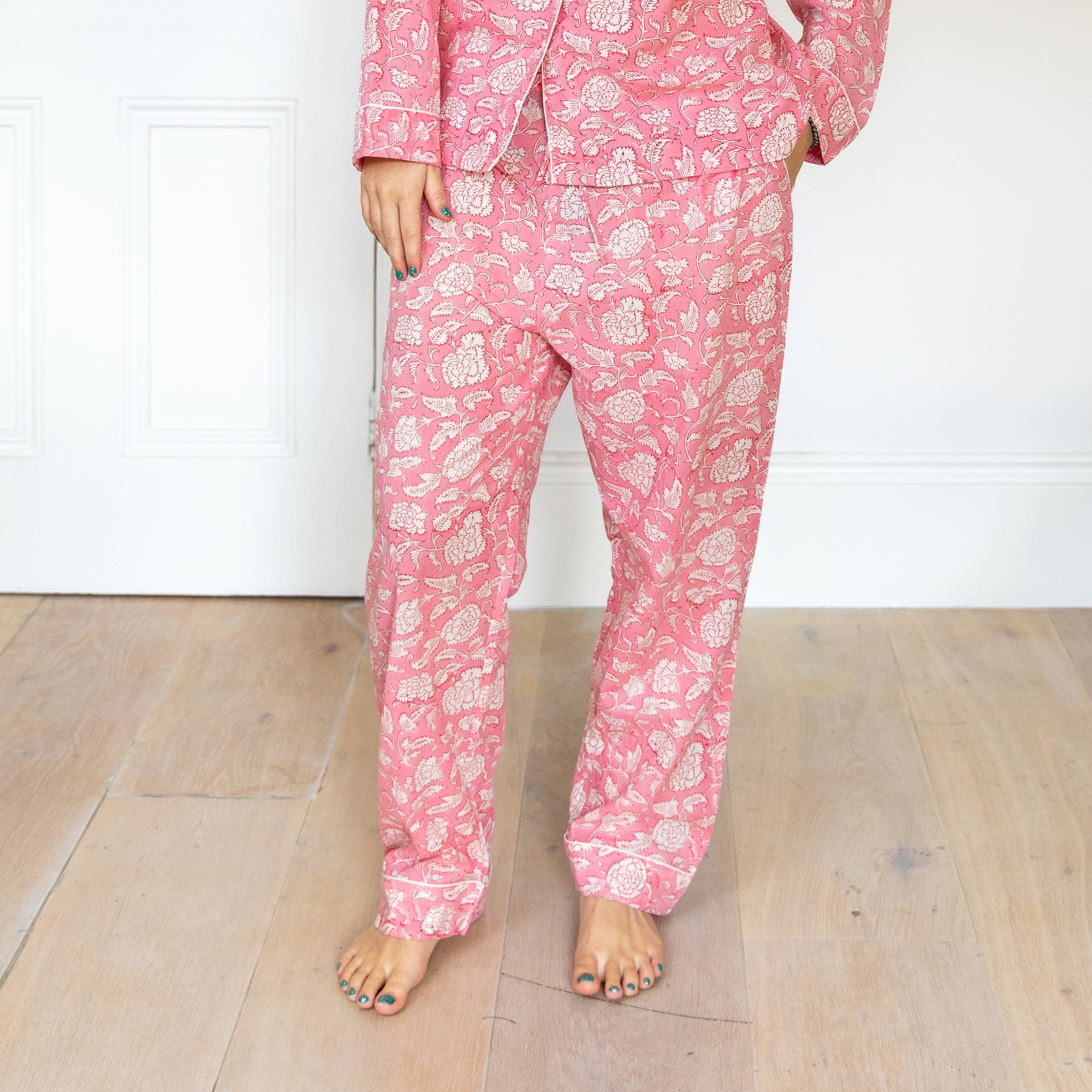 COTTON PYJAMAS - PINK FLORAL