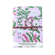 HAND MADE NOTEBOOK - PINK FLORAL
