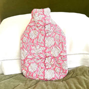 HOT WATER BOTTLE -  PINK FLORAL