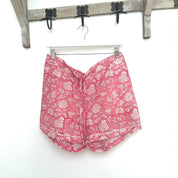 PYJAMA SHORTS - PINK FLORAL